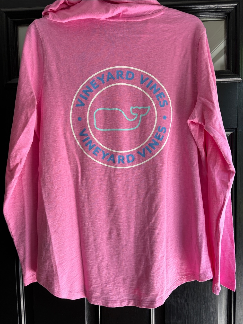 Vineyard Vines Bubblegum Pink Hooded Cotton pullover - lightweight - Picture 5 of 6
